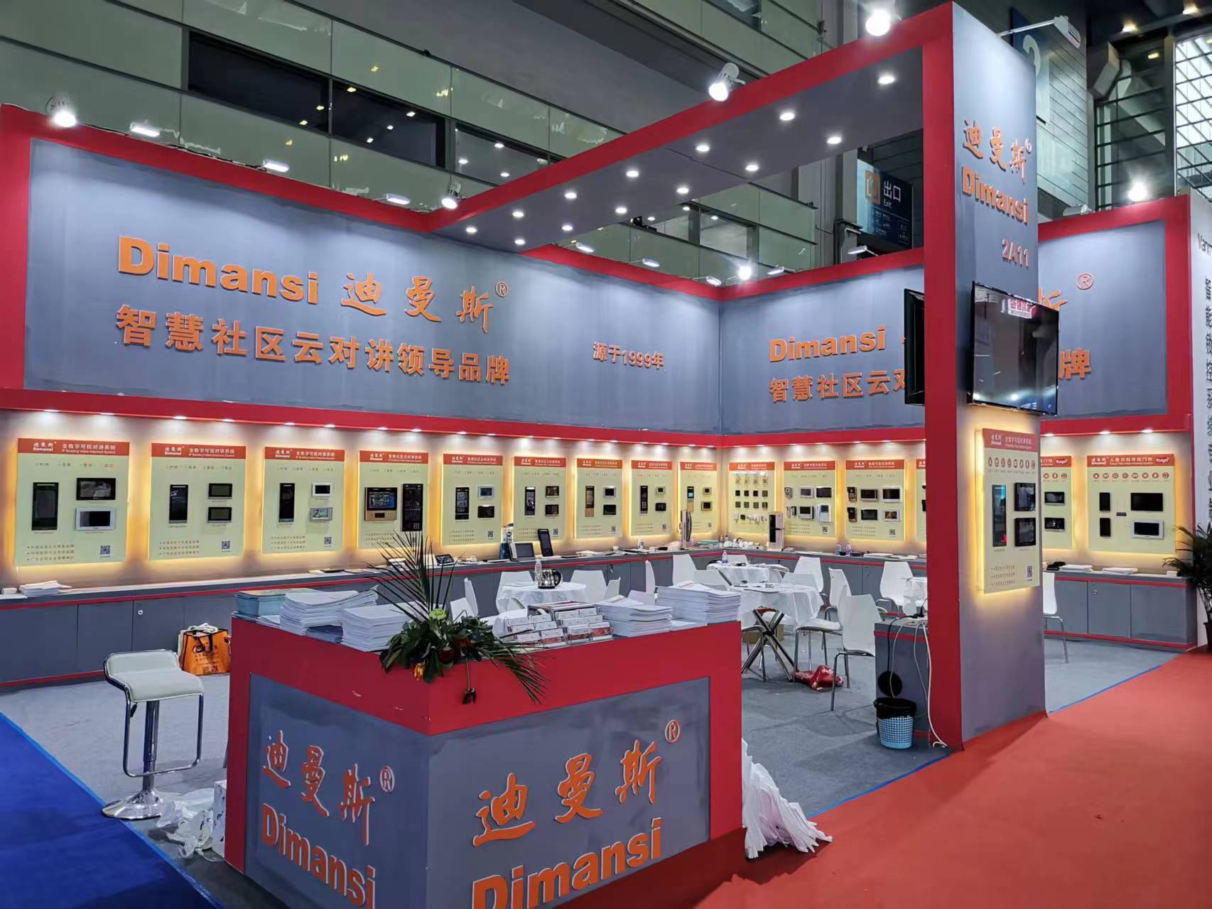 迪縵斯2023年深圳安博會現場回顧